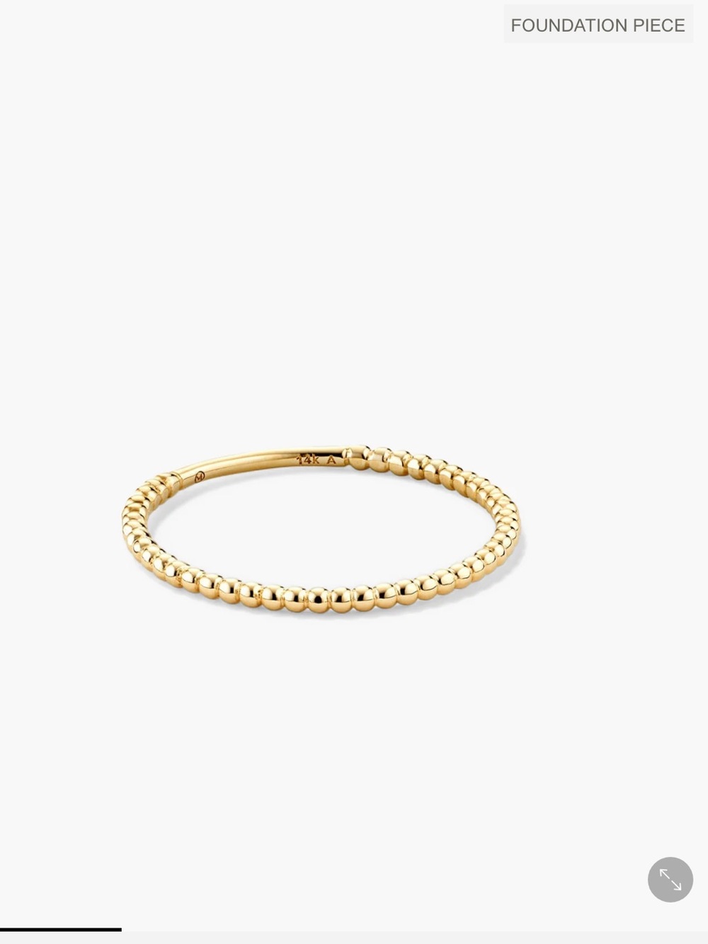 Mejuri Beaded Ring